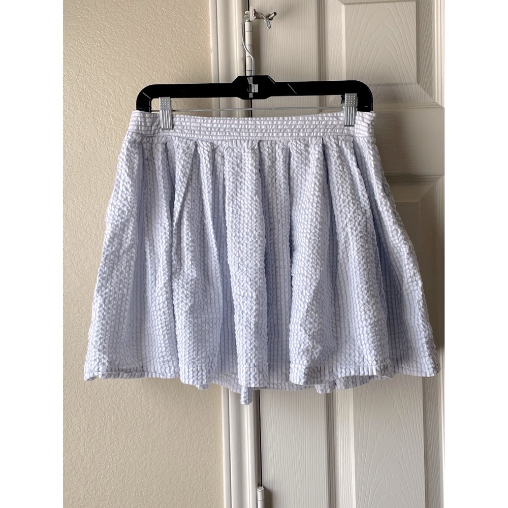 Urban Outfitters NWOT Flowy Striped Skirt - White / Blue